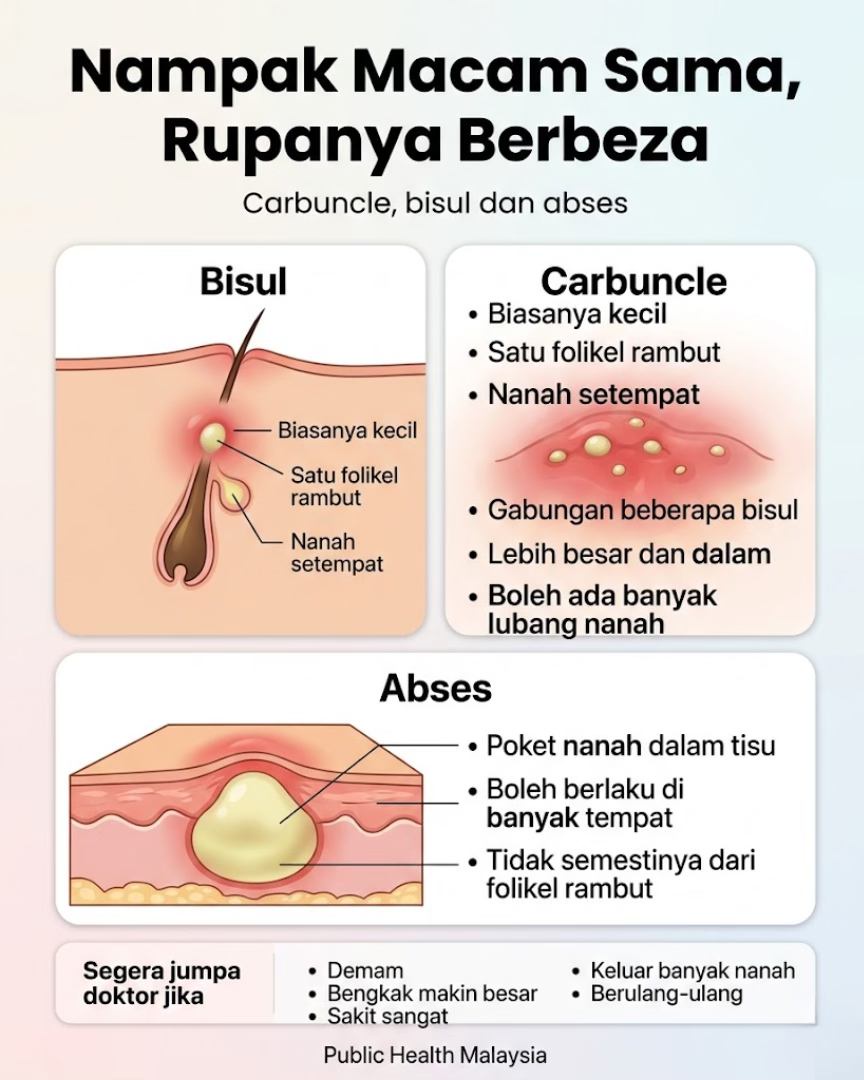 Image from: Bukan Bisul Biasa, Ini Tanda “Carbuncle” Yang Perlu Anda Waspada