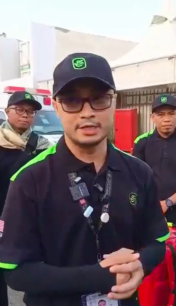 Image from: Peronda Perubatan TH Sentiasa Siap Siaga, Beri Bantuan Awal Kepada Jemaah