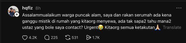 Image from: Misteri Bunyi Ketukan Jam 3 Pagi Di Puncak Alam, Ramai Tak Lena Tidur
