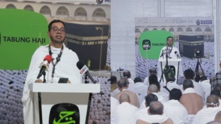 Image from: Zulkifli Tak Mampu Tahan Sebak, Menangis Baca Doa Ketika Khutbah Arafah