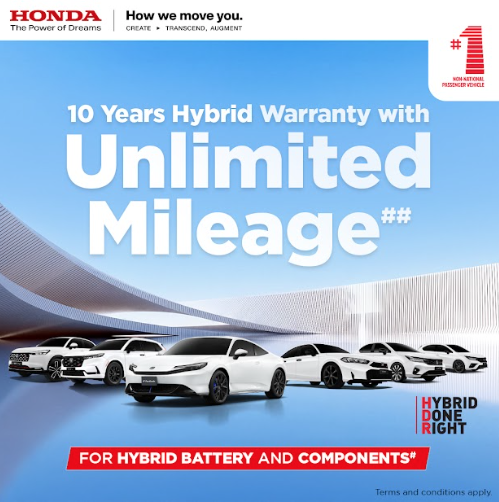 Image from: Honda Malaysia Tingkatkan Nilai Pemilikan Hybrid Dengan Waranti 10 Tahun