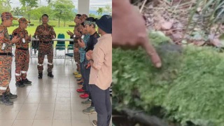 Image from: Pendaki Hilang: Keadaan Mangsa Masuki Fasa Kritikal, Bomba Laksana "Winching Point"