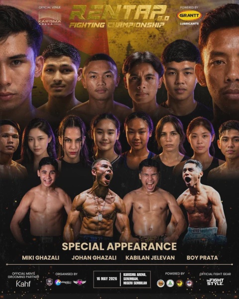 Image from: Rentap Fighting Championship 8.0 Bawa Aksi Muay Thai Antarabangsa ke Negeri Sembilan 16 Mei Ini