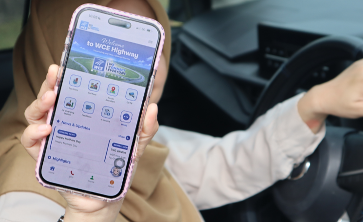 Image from: Kini WCE App Dengan Versi Baharu Untuk Perjalanan Lebih Lancar