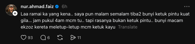 Image from: Misteri Bunyi Ketukan Jam 3 Pagi Di Puncak Alam, Ramai Tak Lena Tidur