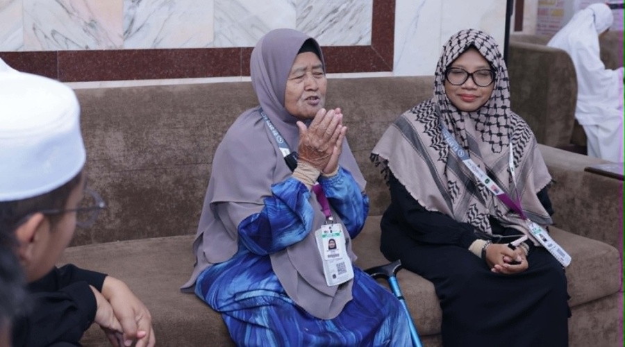 Image from: Antara Jemaah Paling Berusia, Muratul Gembira Jadi Tetamu Allah Pada Usia 88 Tahun