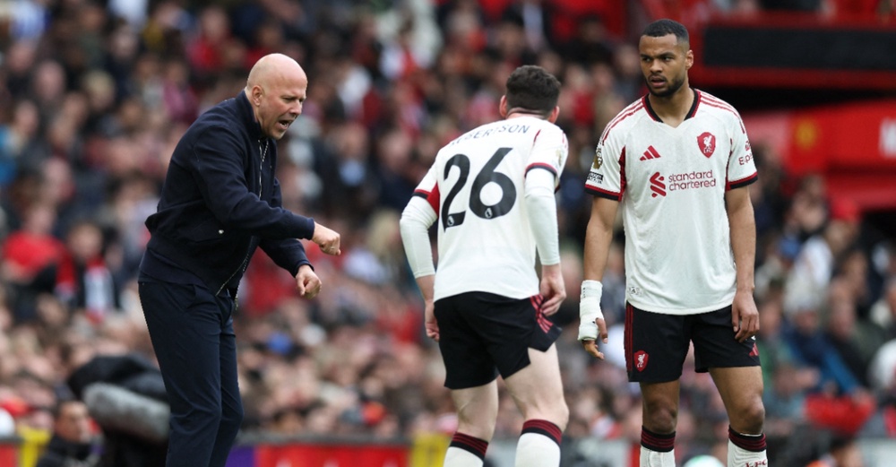 Image from: VAR Jadi Punca, Slot Akui 'Geram' Kalah Di Old Trafford
