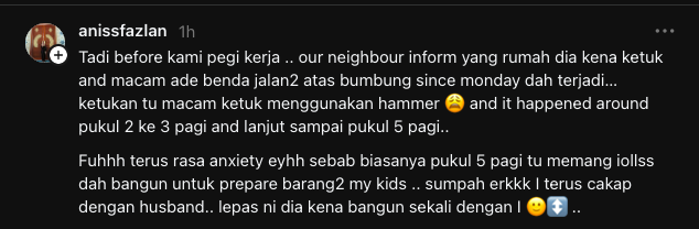 Image from: Misteri Bunyi Ketukan Jam 3 Pagi Di Puncak Alam, Ramai Tak Lena Tidur