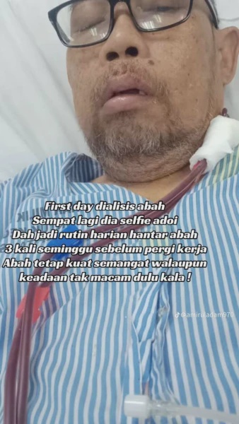 Image from: “Abah Tak Kisah Kerja Apa," Anak Kongsi Pengorbanan Bapa Tapi Pengakhiran Cerita Buat Ramai Sebak