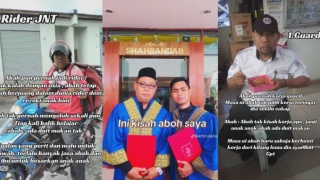 Image from: Ucapan Ringkas Anak Selepas Pengebumian Bapa Sentuh Hati Ramai