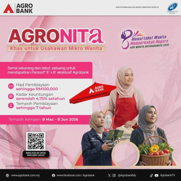 Image from: AGRONITA – Inisiatif Pembiayaan Khas Untuk Usahawan Mikro Wanita