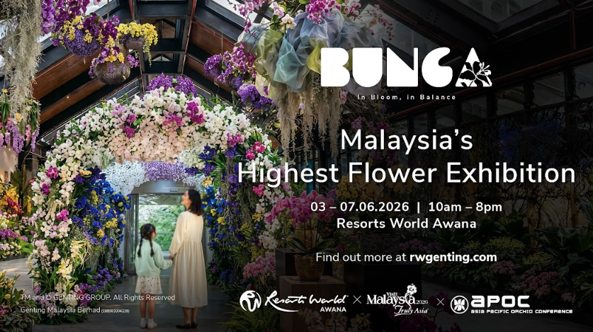 Image from: BUNGA 2026 Tampilkan Keunggulan Orkid Asia Di Resorts World Awana