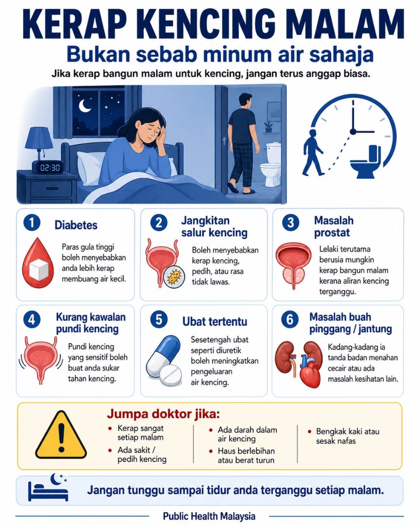Image from: Bukan Perkara Biasa Jika Kerap Kencing Waktu Malam, Anda Mungkin Alami Penyakit Ini