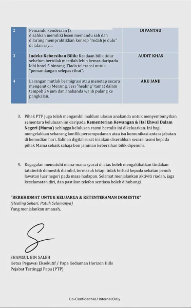 Image from: Wanita Minta Izin Bercuti, Sekali Jawapan E-mel Ayah Buat Ramai Terhibur