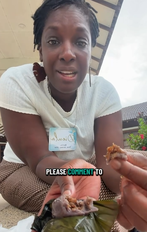 Image from: Wanita Haiti Teruja Makan Kuih Koci, Kata Mirip Kuih Tradisi Negaranya
