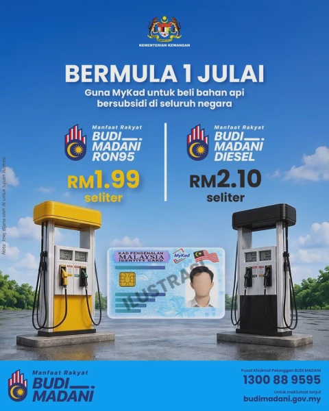 Image from: Beri Manfaat Kepada 700,000 Pemilik Kenderaan, BUDI Diesel Bermula Esok