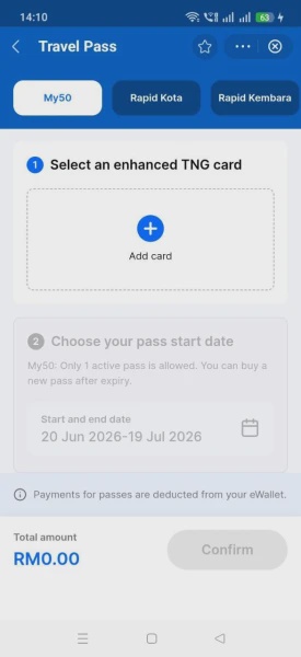 Image from: Rapid KL Perkenal Rapid Bulanan Digital, Boleh Diaktifkan Guna TNG eWallet