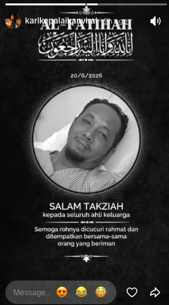 Image from: Pemilik Restoran Kari Kepala Ikan Pantai Remis Meninggal Dunia