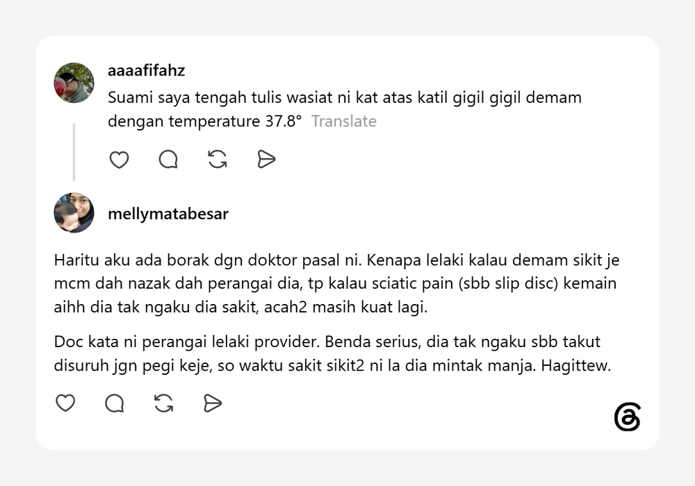 Image from: 'Peel' Suami Akhirnya Terbongkar, Tak Sangka Ramai Boleh Relate