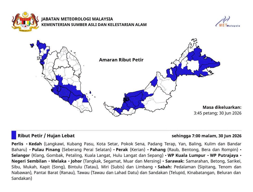 Image from: Hujan Lebat Di Kebanyakan Negeri Hingga Malam Ini