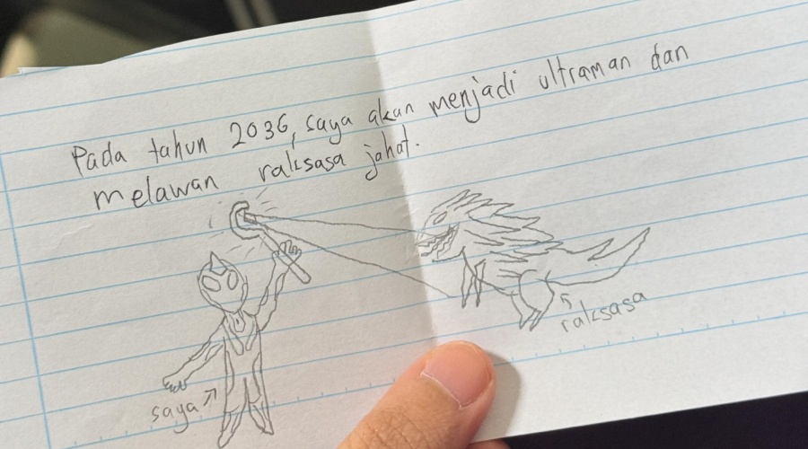 Image from: Kongsi Cita-cita, Jawapan Murid Buat Cikgu 'Sesak Nafas'