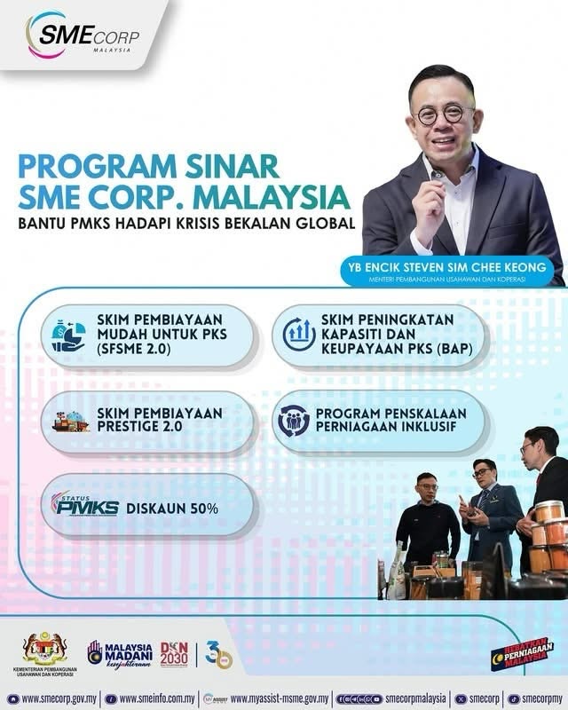 Image from: 5 Inisiatif SINAR KUSKOP, Pembiayaan Sehingga RM5 Juta Untuk PMKS