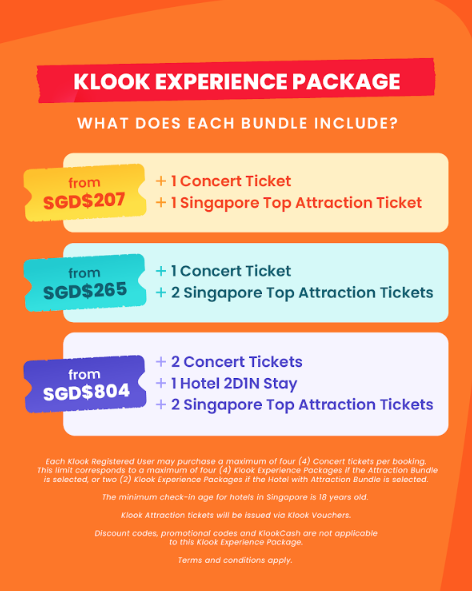 Image from: Klook Lancar Pakej Konsert BTS WORLD TOUR ‘ARIRANG’ Di Singapura