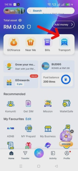 Image from: Rapid KL Perkenal Rapid Bulanan Digital, Boleh Diaktifkan Guna TNG eWallet