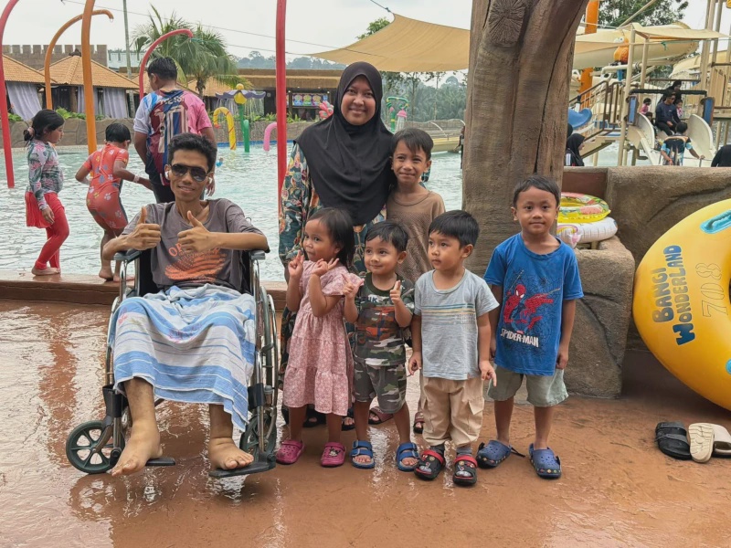 Image from: Sebak, Bapa Cipta Kenangan Terakhir Bersama 3 Anak Sebelum 'Pergi' Selamanya
