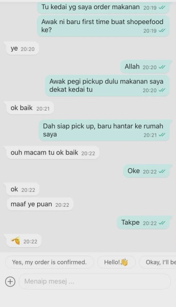 Image from: Gelagat Lelaki "First Time" Kerja Rider Buat Ramai Terhibur