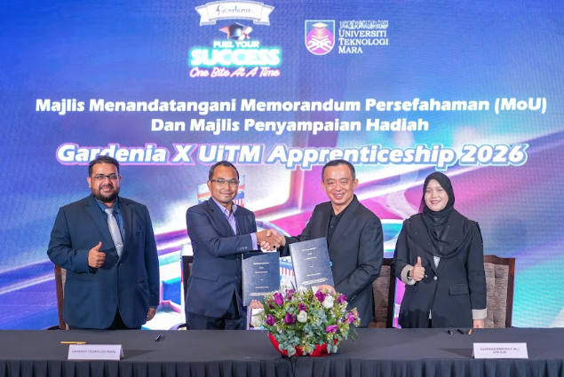 Image from: Gardenia & UiTM Meterai Kerjasama Strategik Melalui Program Apprenticeship 2026