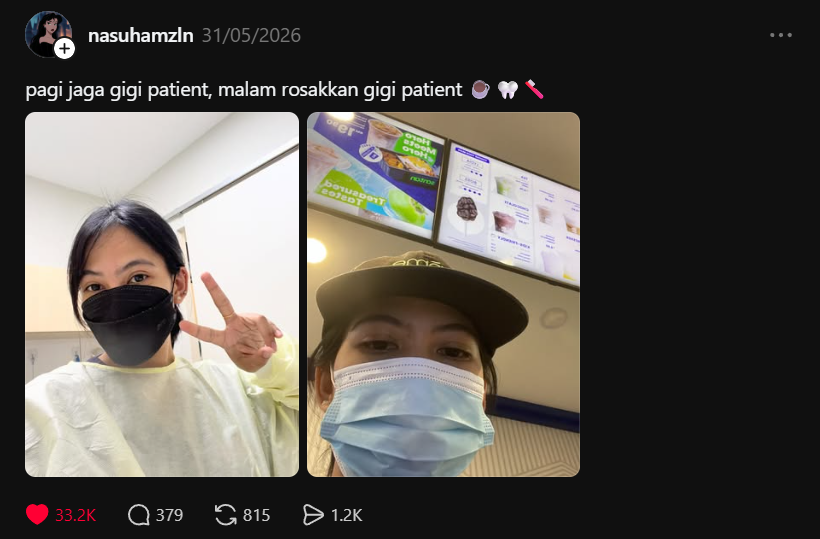 Image from: Hanya Kongsi Dua Keping Gambar, Kisah Lelaki Ini Buka Cerita Ramai