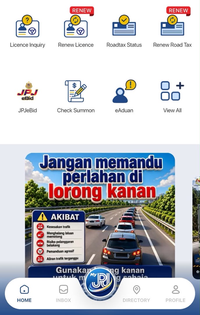 Image from: Cara Perbaharui Lesen P ke CDL Online