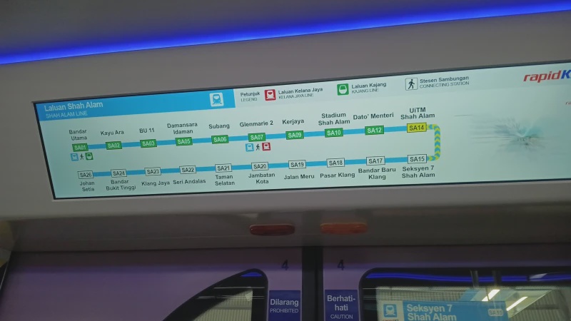 Image from: Siap Update Satu-satu, Pak Cik "Steady" Share Pengalaman Naik LRT3