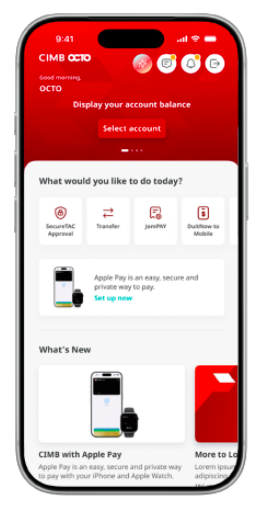 Image from: Kad Kredit CIMB Dah Boleh Ditambah Ke Apple Wallet, Ini Caranya