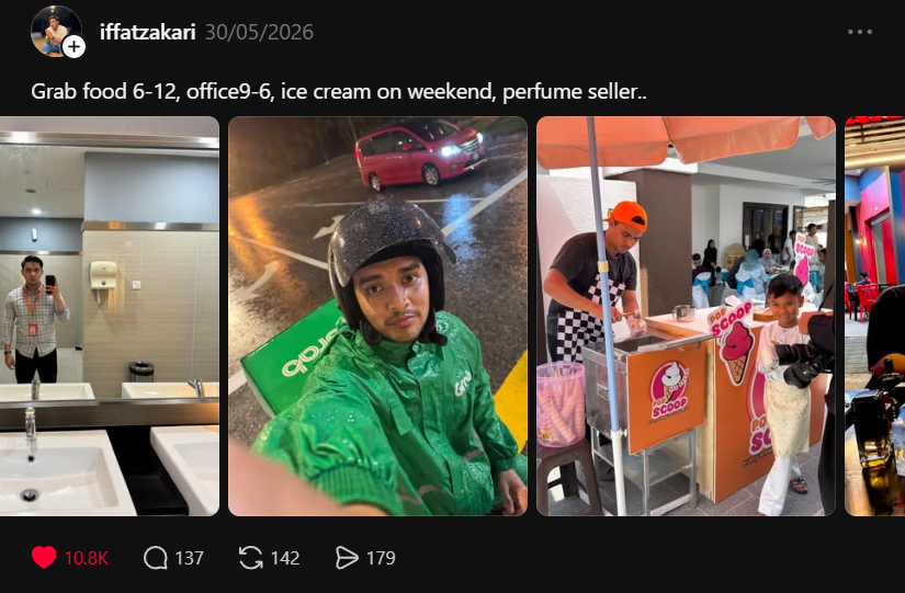 Image from: Hanya Kongsi Dua Keping Gambar, Kisah Lelaki Ini Buka Cerita Ramai