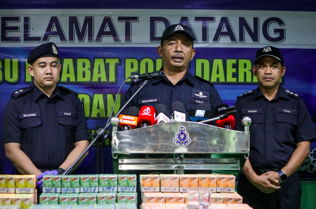 Image from: Sindiket Vape Berisi Dadah Furanylfentanyl Tumpas, Rampasan Bernilai Lebih RM34 Juta