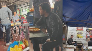 Image from: Ramah Layan Peminat, Ramai Puji Sikap "Humble" Mark Wahlberg