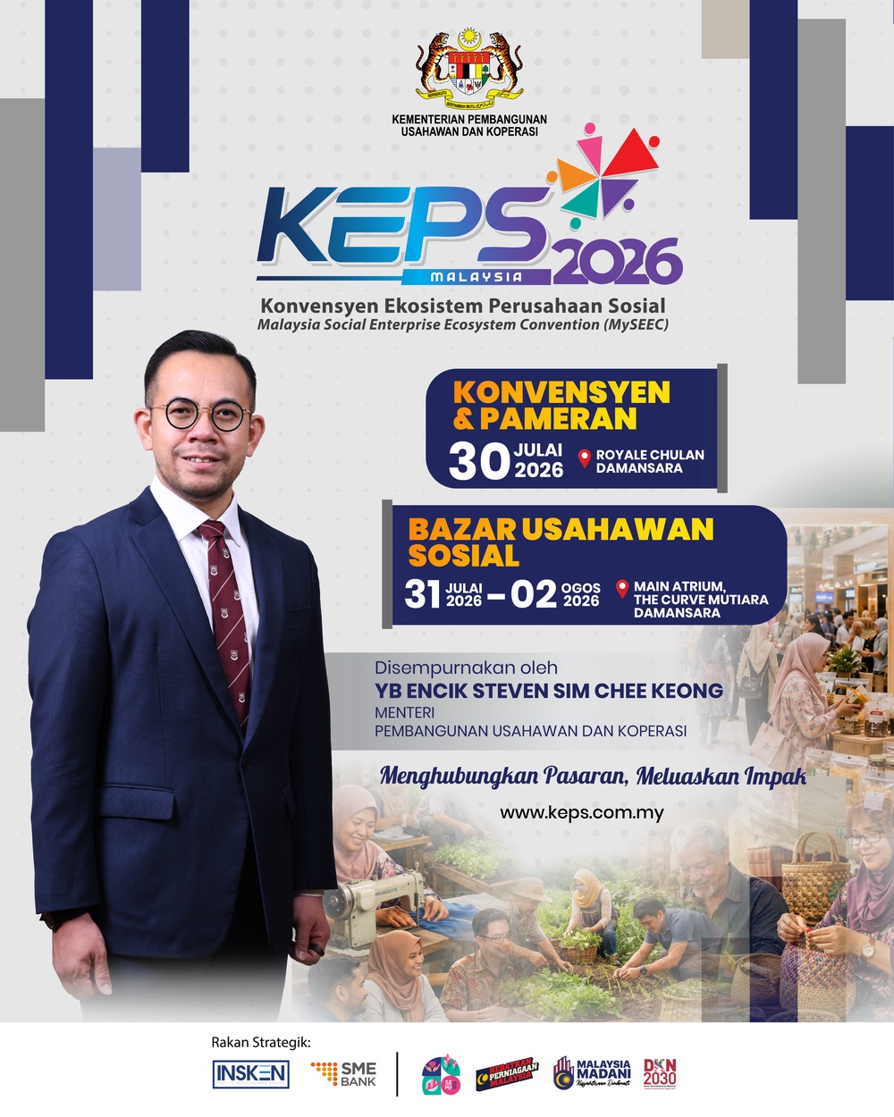 Image from: KUSKOP Himpunkan 300 Peserta Dalam KEPS 2026, Perusahaan Sosial Tempatan Bakal Jadi Tumpuan