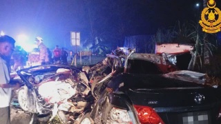 Image from: Seorang Maut Kereta Bertembung Lori Dipandu Lelaki Di Bawah Pengaruh Alkohol