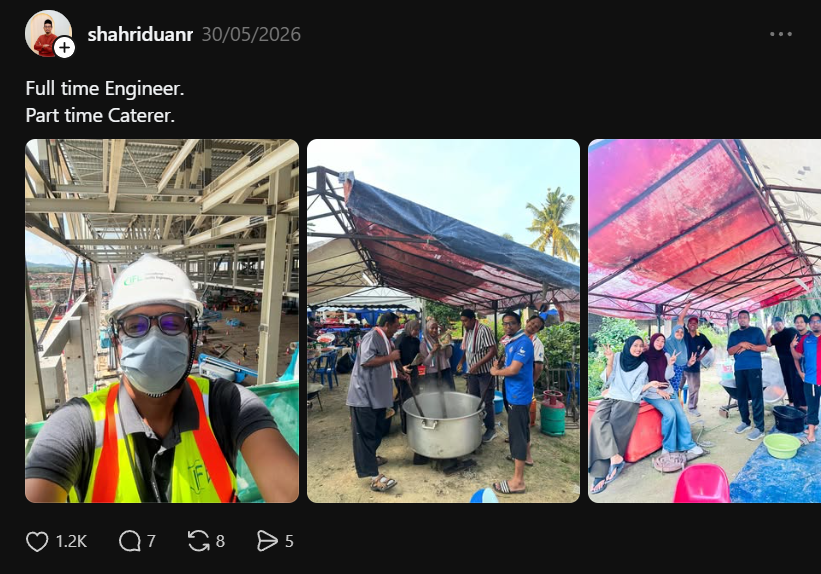 Image from: Hanya Kongsi Dua Keping Gambar, Kisah Lelaki Ini Buka Cerita Ramai