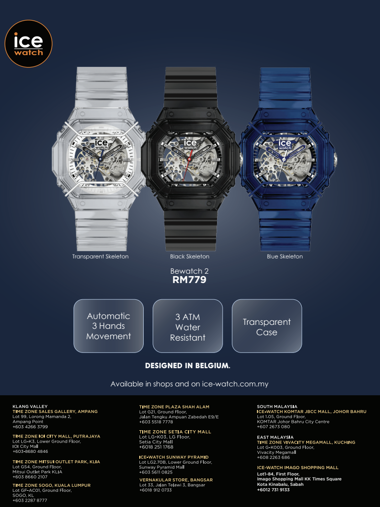 Image from: Ice-Watch Lancar Koleksi Jam Automatik Pertama, BEWATCH 2 Automatic