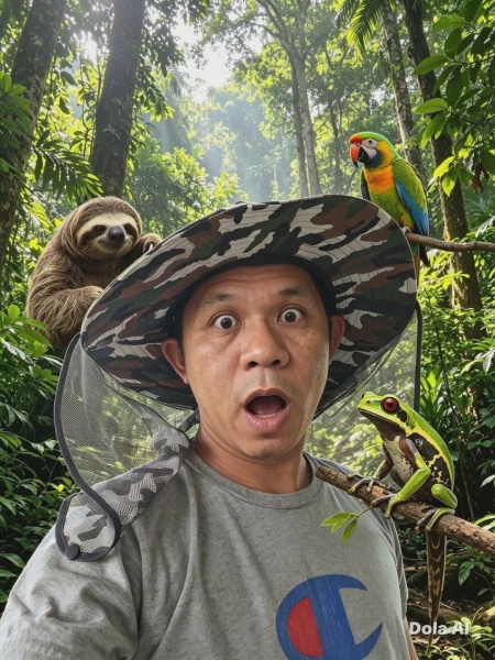 Image from: Lelaki Minta Edit Gambar Nampak Macam Di Hutan Amazon, Hasilnya Lain Macam