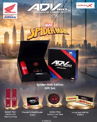 Image from: Boon Siew Honda Perkenal Model Edisi Khas Marvel’s Spider-Man