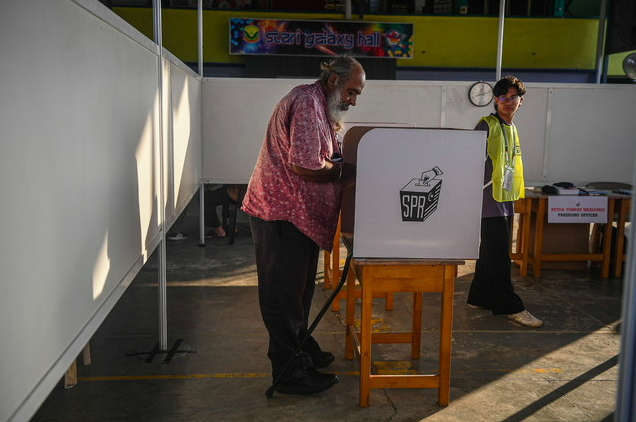 Image from: PRN Johor: Semangat Mengundi Warga Emas Terserlah Seawal Pagi