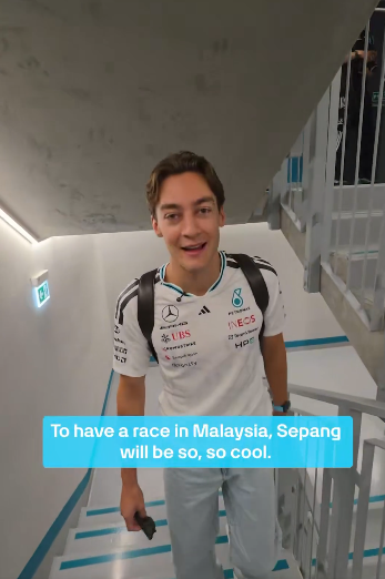 Image from: "Sepang is back.." Ini Respon George Russell, Kimi Antonelli Curi Perhatian Ramai