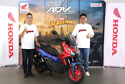 Image from: Boon Siew Honda Perkenal Model Edisi Khas Marvel’s Spider-Man