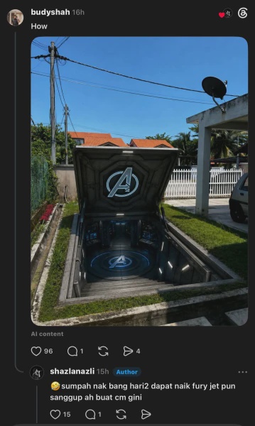 Image from: Lelaki Minta Cadangan Penuhi Ruang Kosong Di Halaman Rumah, Netizen Pula Bagi Idea ‘Luar Kotak’