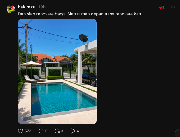 Image from: Lelaki Minta Idea Nak Buat Apa Ruang Kosong Tepi Rumah, Terhibur Tengok Cadangan Netizen