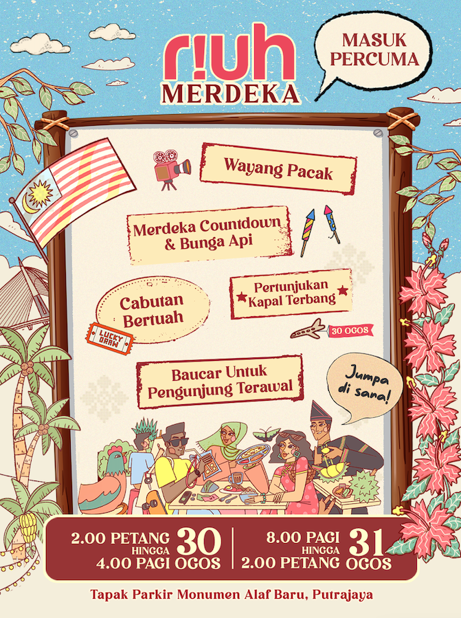 Image from: RIUH Merdeka Kembali Raikan Seni & Kreativiti Sempena Sambutan Hari Kebangsaan 2026